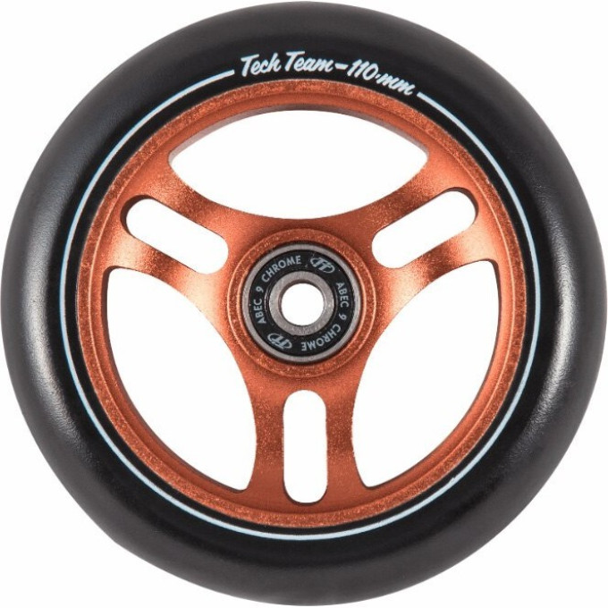 Колесо для самоката TECH TEAM X-TREME 100*24мм, Triangle, brown NN004044